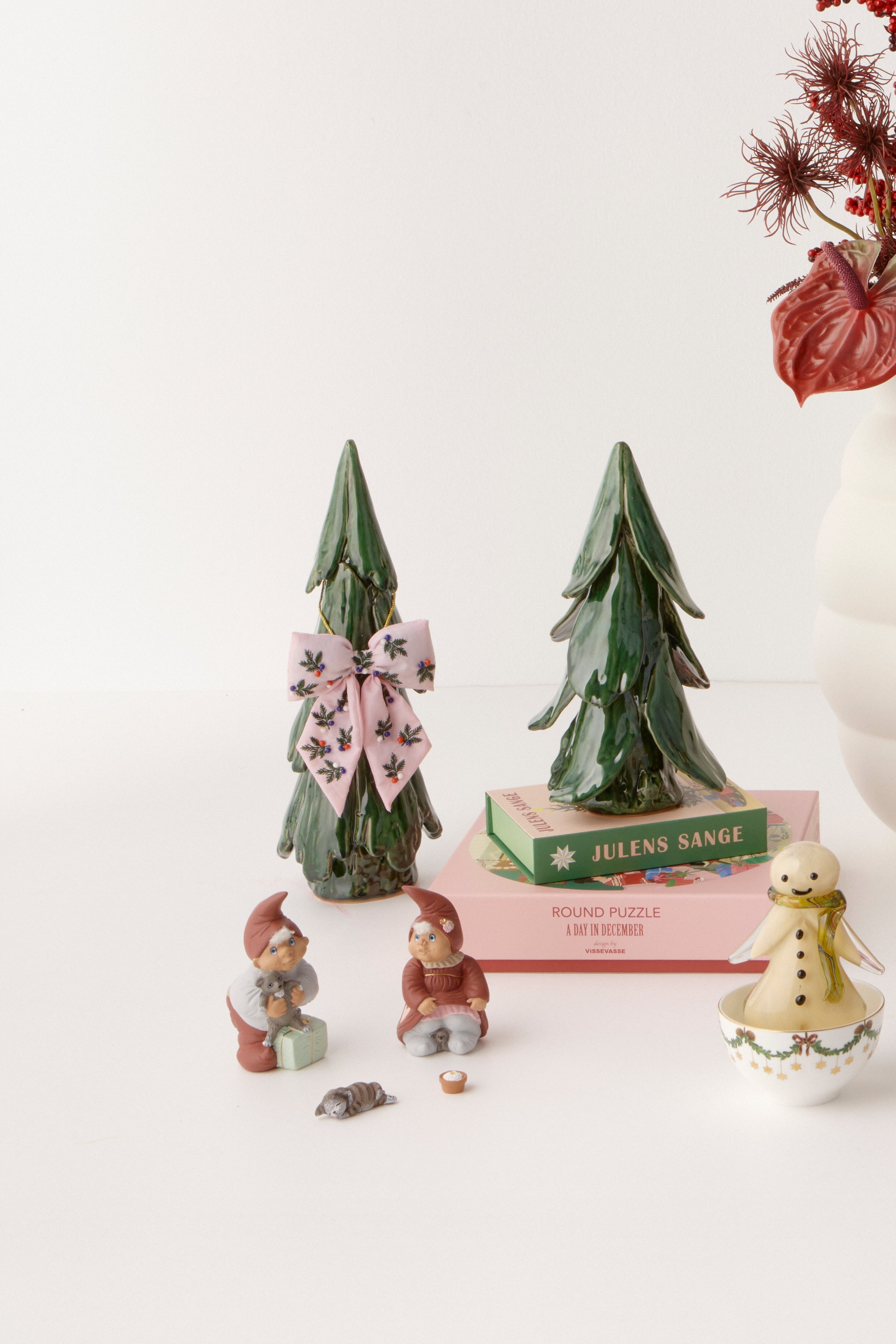 Juletræ, grøn - H36,5 cm